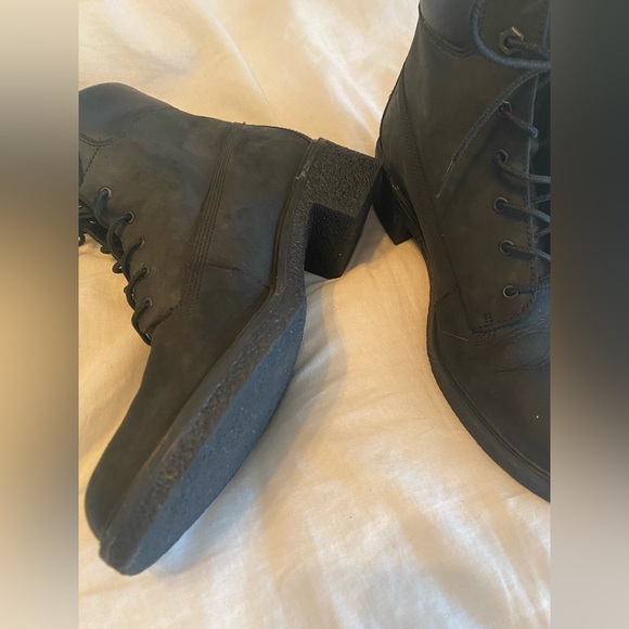 Timberland green tie boots 8.5 - Picture 2 of 3